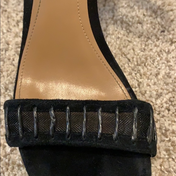 Calvin Klein black ankle strap heels - Picture 7 of 8